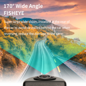 AHD CVBS Camera chiếu hậu với thân cây chuyển đổi Fisheye ống kính đêm đảo ngược 720P Góc rộng trợ lý đậu xe cho <span class=keywords><strong>Skoda</strong></span> - Product Image 3