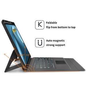 Étui pour clavier rétro-éclairé RVB pour iPad Pro 10.5/10/5 9e/8e/7e génération Trackpad Touch <span class=keywords><strong>Folio</strong></span> étui en cuir Interface USB nouveau - Product Image 4