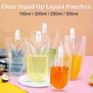 Bolsa de Plástico para Bebidas con Boquilla de Succión al por Mayor, Bolsa de Plástico Gruesa para Bebidas de Supermercado, Bolsa de Plástico para Empacar Bebidas - Product Image 2