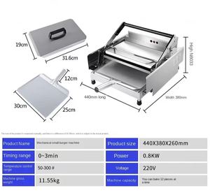 Machine automatique commerciale <span class=keywords><strong>de</strong></span> <span class=keywords><strong>four</strong></span> à <span class=keywords><strong>hamburger</strong></span> d'acier inoxydable <span class=keywords><strong>de</strong></span> double-couche - Product Image 4