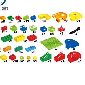 168 pezzi di plastica per bambini, regali educativi di sicurezza per bambini, blocchi scorrevoli in mattoni - Product Image 4