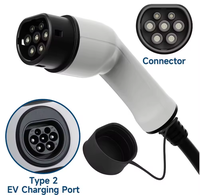 Connecteur de charge EV femelle de type 2 IEC 62196, pièce de rechange pour l'assemblage du câble de chargeur EV AC