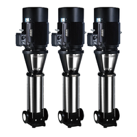 Pompe verticale multi-étagée en acier inoxydable JSDK25-1-21.5 à immersion, non auto-amorçante, adaptée au transport de liquide de refroidissement pour machines-outils