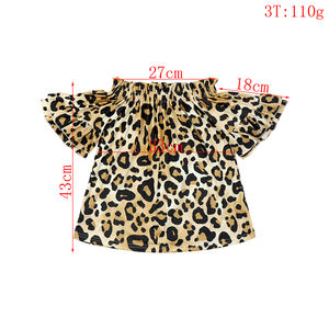Camiseta de Verano con Volantes para Mamá e Hija, 6 Años, Estampado de Leopardo, Ropa Casual para Mamá e Hija, Look Familiar, Ropa a Juego - Product Image 4