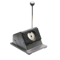 Pas cher 52x57mm Coeur Bouton Badge Papier Poinçon Manuel Cutter Maker Machine