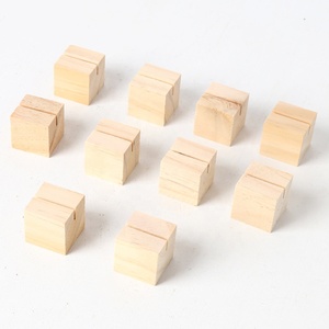 10-Pack Pin Bureau Calendrier Carte Postale <span class=keywords><strong>Bloc</strong></span> En Bois Stand Bureau <span class=keywords><strong>Note</strong></span> Carte De Visite <span class=keywords><strong>Photo</strong></span> Message Bois Clip Stand Base Affaires - Product Image 4