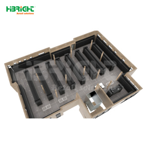 Sistema de Estanterías Metálicas y Congelador de Helados para Equipamiento de Supermercados - Product Image 5