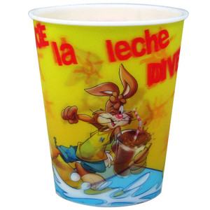 Nhà Máy Bán buôn thân thiện với môi 3D tùy chỉnh in ấn trẻ em ly 350ml thăng hoa nhỏ nhựa cà phê drinkware khỏe mạnh tùy chỉnh - Product Image 5