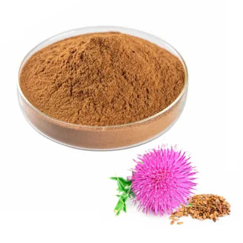FST Biotec Supply estratto di semi di cardo mariano 80% silimarina estratto vegetale di alta qualità in polvere per la protezione del fegato