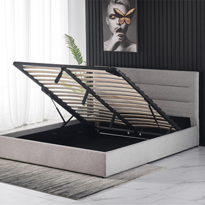 Chất lượng cao phong cách Châu Âu Nữ Hoàng Kích thước nhung khung giường và đầu giường - Product Image 2