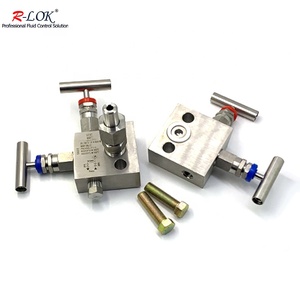 Dụng cụ đa dạng khối chảy máu van SS304 1/2 "NPT 6000psi thép không gỉ áp lực cao fitok 2 Van đa dạng kim van - Product Image 2