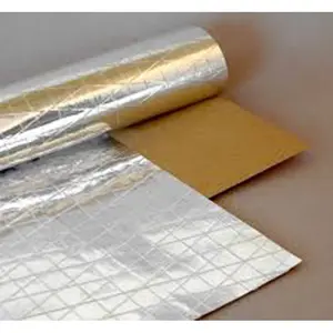 ลามิเนตกระดาษ Pe เคลือบกระดาษคราฟท์อลูมิเนียมฟอยล์กันน้ำอาคารฉนวนกันความร้อนม้วน