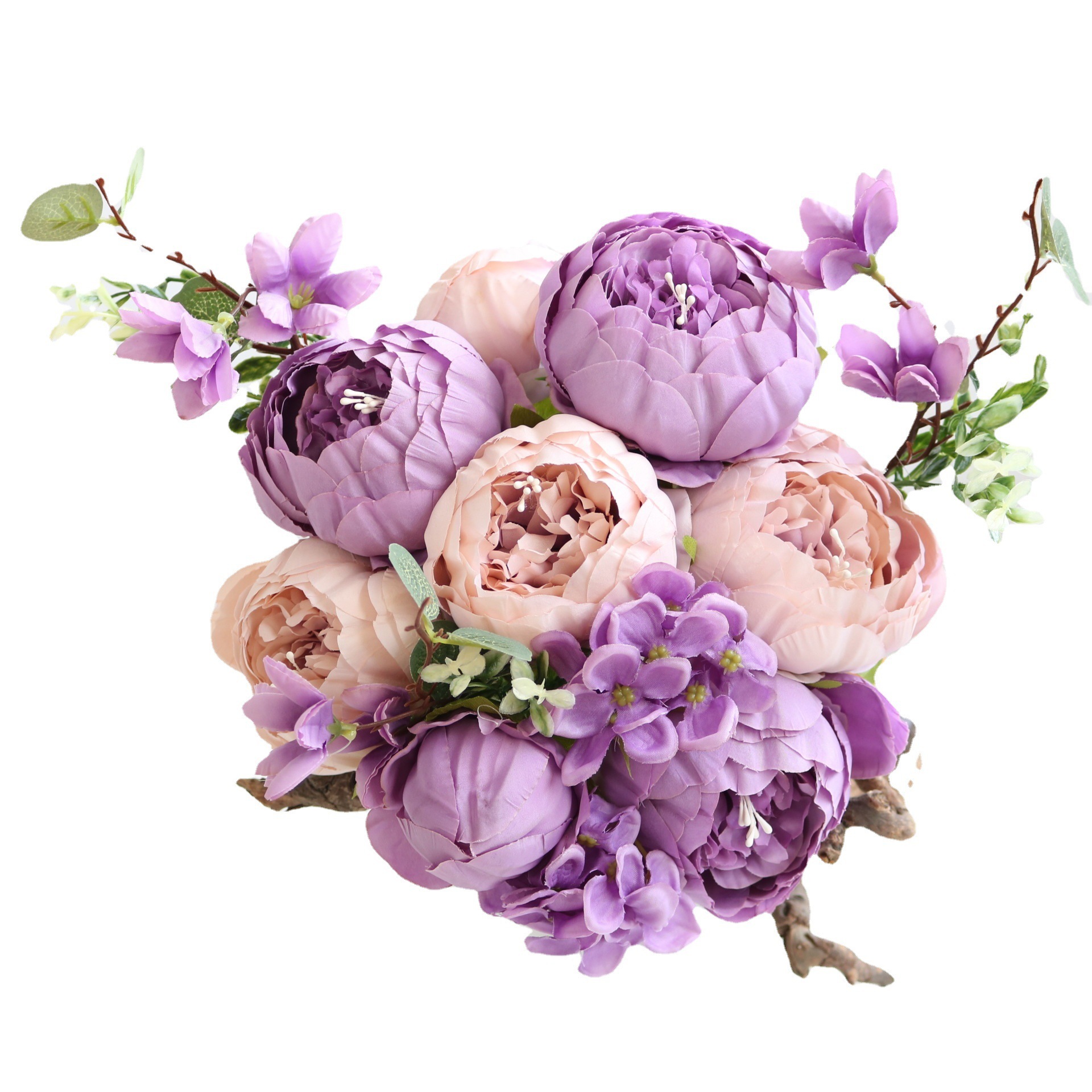 Floweroyal 4 Mazzi Di Rose Fiori Artificiali Fiori Rosa Mazzi Di Rose Finte Per Centrotavola Per Feste Di Nozze Composizioni Floreali Decorazioni Per La Casa E La Cucina - 10