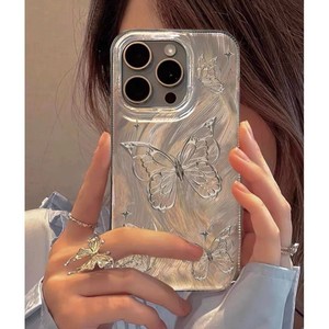Bướm Acrylic Trường Hợp Điện Thoại Cho iPhone 16 15 14 Pro Max 13 12 11 Pro XS XR 17 Cộng Với Chống Sốc Bìa Bảo Vệ Màn Hình Vỏ - Product Image 3