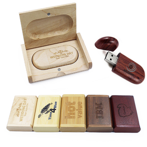 Chất Lượng Cao Wedding USB Gỗ, USB Tre Maple Redwood, 8 GB USB Gỗ Bộ Nhớ Flash USB Gỗ