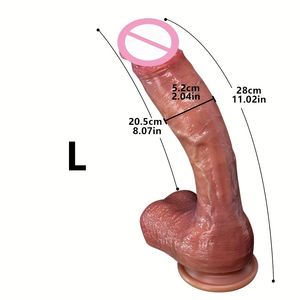 Pene de silicona extragrande para mujer, masturbador femenino realista suave para una experiencia realista - Product Image 5