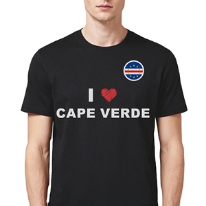 Lightweight and Breathable Cape Verde Fan T-shirt for Summer Outdoor Gatherings and Matches Promotion - Product Image 4