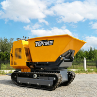 Neuer CE-Zertifizierter Mini-Muldenkipper Mini-Raupenlader Kompakter 1,2-Tonnen-Lader Mini-Raddumper zum Verkauf