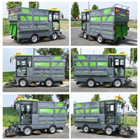 Truk Penyapu Tugas Berat 2 Ton Truk Penyapu 5 Meter Kubik Truk Penyapu Jalan