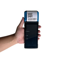 3GB RAM Portable POS Android 14 Mobile 5.5 pouces écran tactile capacitif Terminal Pos 4G vente au détail systèmes Pos avec imprimante