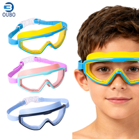 Lunettes de natation pour enfants HD transparentes, étanches et anti-buée