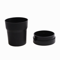 Organisateur de console centrale de voiture populaire en gros, boîte à monnaie, boîte à mouchoirs, poubelle, support de tasse latéral, boîte de rangement Carclean PP PVC