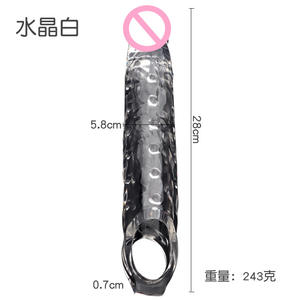 Extensión de Pene de 28 cm de Largo, Juguete Sexual para Adultos, Funda de Pene de Cristal de 12 Pulgadas, Funda Hueca para Hombres - Product Image 5