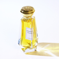 Meistverkaufte 100 Ml Glas-Parfümflasche Wiederverwendbare Quadratische Klare Parfümflasche Luxus-Parfümflaschen mit Verpackungsbox