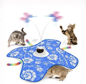 Juguete Interactivo de Plástico de Doble Capa para Gatos, Juguete para Gatos de Interior con Activación por Movimiento y Función de Escondite, Juguete Recargable para Gatos - Product Image 1