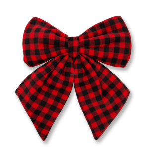 工場卸売 カスタムメイド パーソナライズ 大型 レトロ チェック柄 蝶 クリスマスリボン ポリレジン製 背景 パーティーデコレーション - Product Image 5