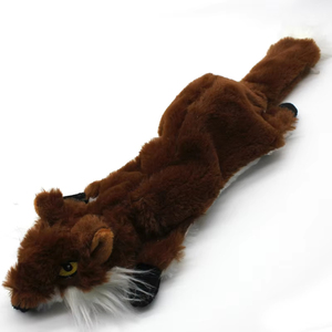 Di alta qualità peluche per animali domestici giocattoli da masticare guscio animale cucciolo di cane giocattolo Crinkle lupo volpe giocattolo senza imbottitura - Product Image 5