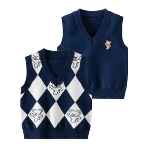 Automne hiver enfants <span class=keywords><strong>laine</strong></span> <span class=keywords><strong>gilet</strong></span> nouveaux garçons col <span class=keywords><strong>en</strong></span> V sans manches pull <span class=keywords><strong>gilet</strong></span> <span class=keywords><strong>en</strong></span> gros livraison directe disponible - Product Image 6