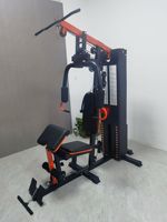 Gymnase compact à domicile avec pile de poids de 68 kg, équipement de fitness multi-gym à station unique pour usage domestique