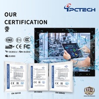 PC tactile industriel robuste tout-en-un de 10,1, 12, 15, 17, 19, 21 pouces avec Linux/Win 10, 11 et J1900/J6412/i3/i5/i7
