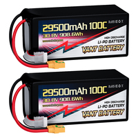 Batterie LiHV VANT 8S HV 30.8V 29500mAh 100C pour drone FPV, batterie Lipo à décharge élevée 908.6Wh pour drones FPV de classe X et UAV industriels
