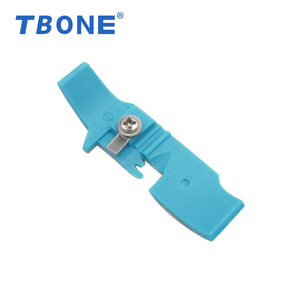 Placa de presión de plástico azul para máquina overlock Tbone 747, para equipos de procesamiento de prendas - Product Image 1