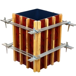Bán Buôn Tái Sử Dụng Bê Tông Thép Có Thể Điều Chỉnh Cột Vuông Chùm Ván khuôn Kẹp - Product Image 1