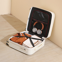 Nouveau sac de week-end de luxe de créateur en stock léger en plastique dur auto-roulant maternité voyage une valise