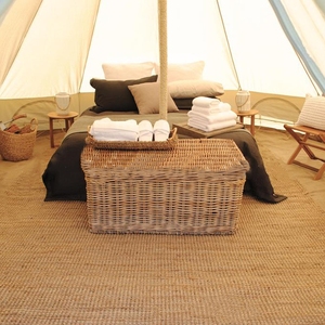 Luxe Grande Taille 4M 5M <span class=keywords><strong>Tipi</strong></span> Yourte Glamping Tente En Plein Air Famille Camping Toile Cloche Tente - Product Image 4