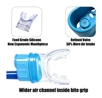 Tube de plongée double tube 1,5M 3M entièrement étanche, tube respiratoire sous-marin portable, équipement de plongée et de natation pour adultes