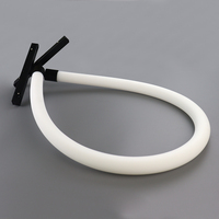 Bande LED néon magnétique ronde en silicone à 360 degrés, flexible, personnalisable, 3000K 4000K 6000K IP67