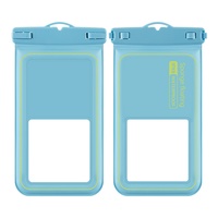 Sac de téléphone étanche pour sports de plein air avec fenêtre transparente et sangle réglable pour utilisation tactile, compatible adultes et enfants, multi-usages