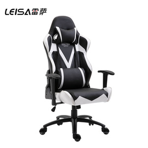 Leisa-silla giratoria de carreras de buen diseño, sillón de oficina ergonómico de PU/PVC, masaje, barato, para juegos, 2022 grados en Color azul, 180 - Product Image 2