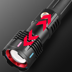 ไฟฉายเลเซอร์สีขาว LED 30W แบตเตอรี่แบบชาร์จได้ 2500mAh ระยะไกล แสงความเข้มสูงสำหรับใช้งานกลางแจ้ง - Product Image 2