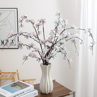 Branche de saule des neiges artificielle longue et courbée de haute qualité, réaliste, fleurs artificielles Spiraea pour accessoires de mariage, décoration de table à domicile
