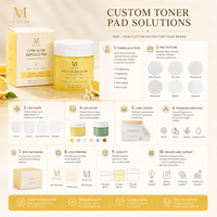 OEM ODM Citra Glow Ampoule Pad 70 Pads Vitamine C Niacinamide Hydratant Tonifiant Visage Éclaircissant Soin de la Peau Marque Privée