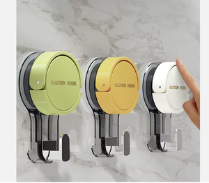 Wholesale Suction Cup <b>Hook</b> Strong Vacuum No Punching Adhesive <b>Towel</b> Rack Kitchen Bathroom Wall Marks Movable - Product Image 6