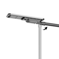 Lampes solaires LED 40W pour extérieur, étanches IP66, caméra de surveillance routière, lampadaire solaire, panneau solaire monocristallin en aluminium