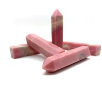 Venta al por mayor a granel Piedra Natural Crystal Rock Tower Pink-Opal Points para regalo Fengshui