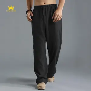 Celana luar ruangan modis kustom pria, desain unik elastis untuk pergerakan mudah